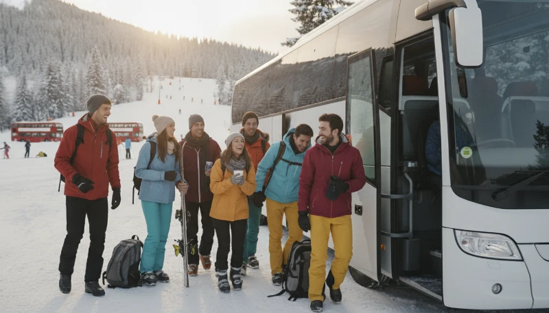 Winter Snow Escapes: How Coach Hire Makes Ski Day Trips from London Affordable